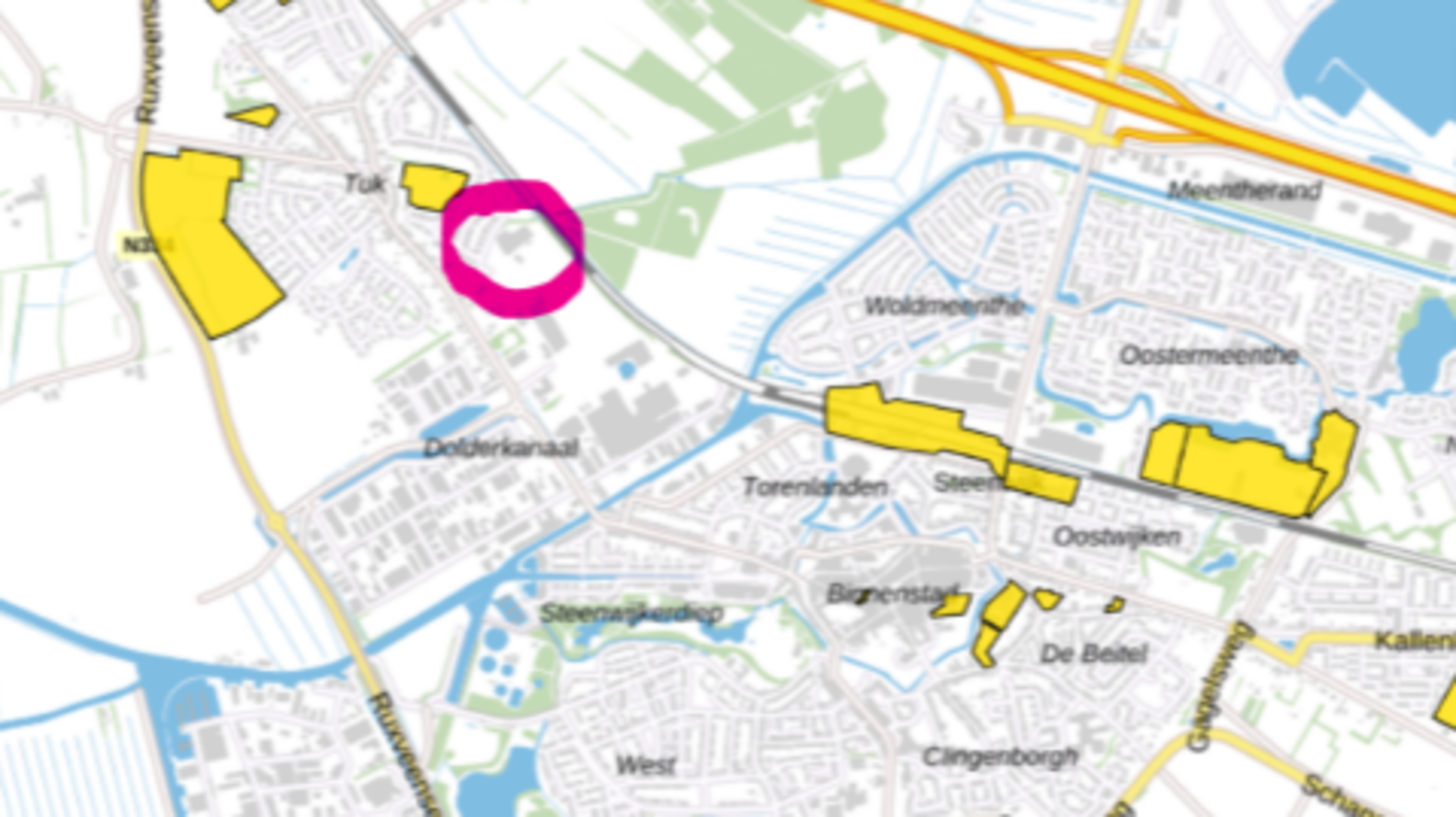 Gewraakte woningbouwlocatie Tuk uitgegumd