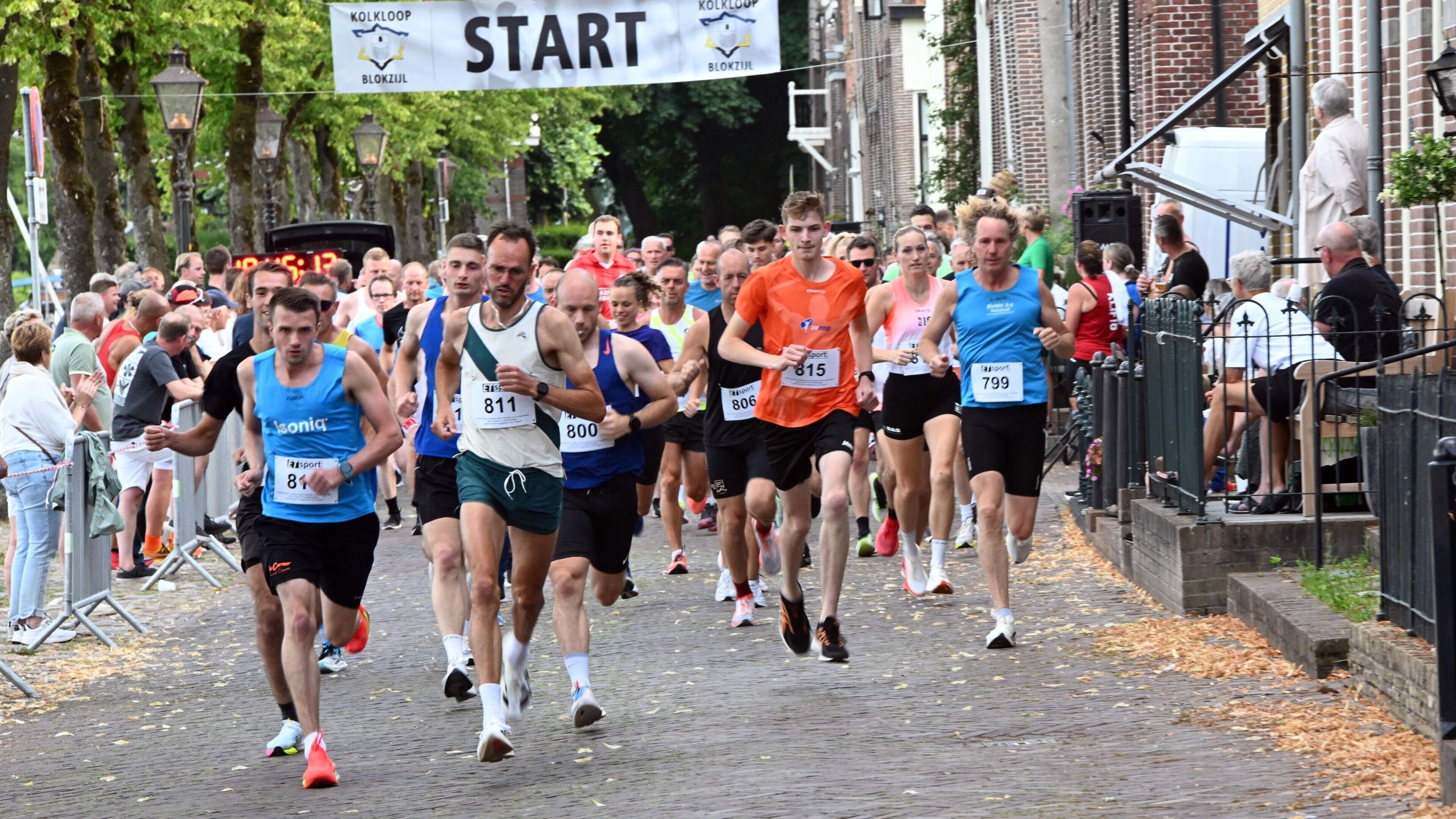 Kolkloop Blokzijl gaat niet door vanwege verwachte hitte
