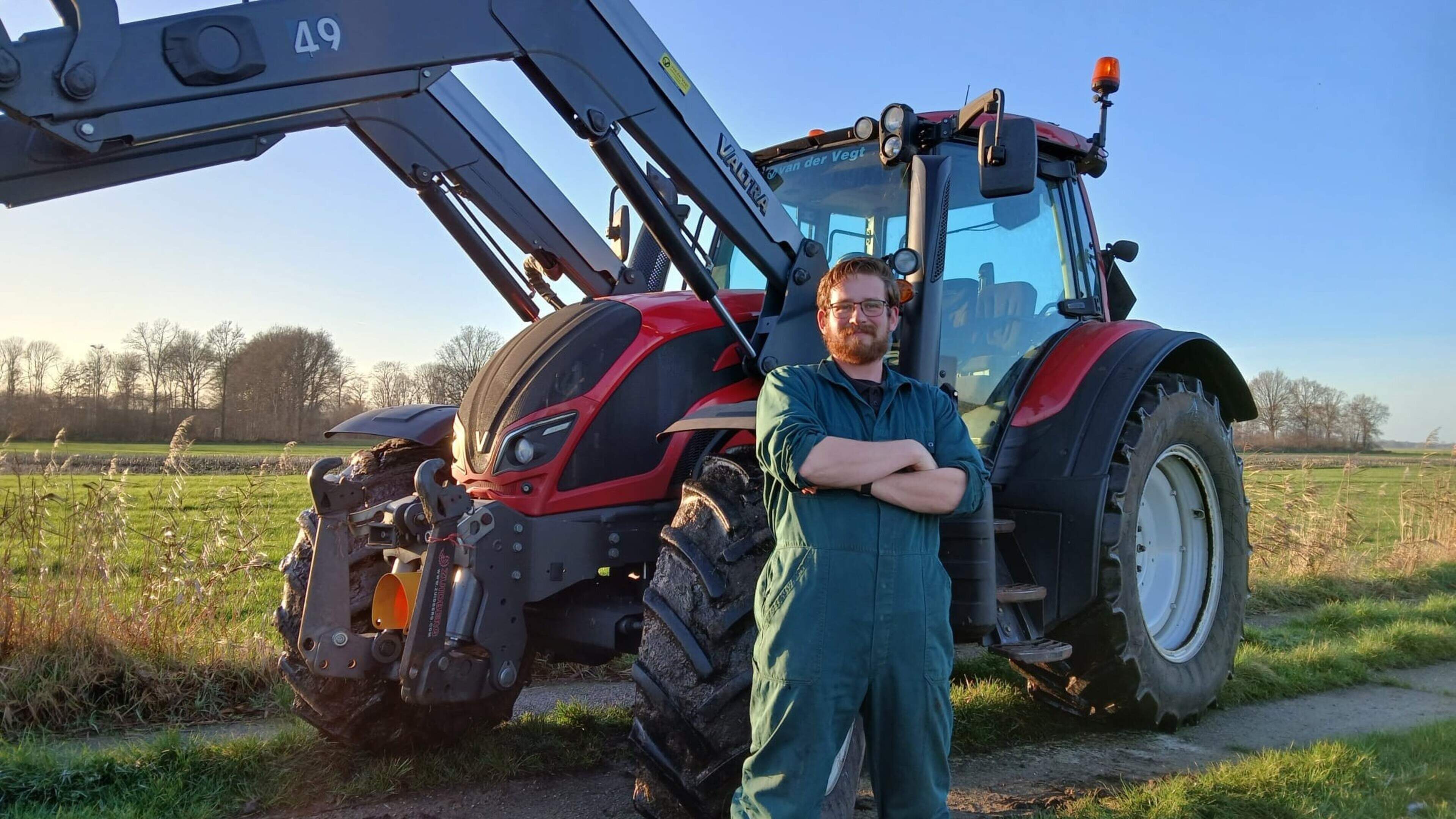 Patrick Timmerman uit Scheerwolde is een deelnemer van het eerste uur aan de Verlichte Trekkertocht