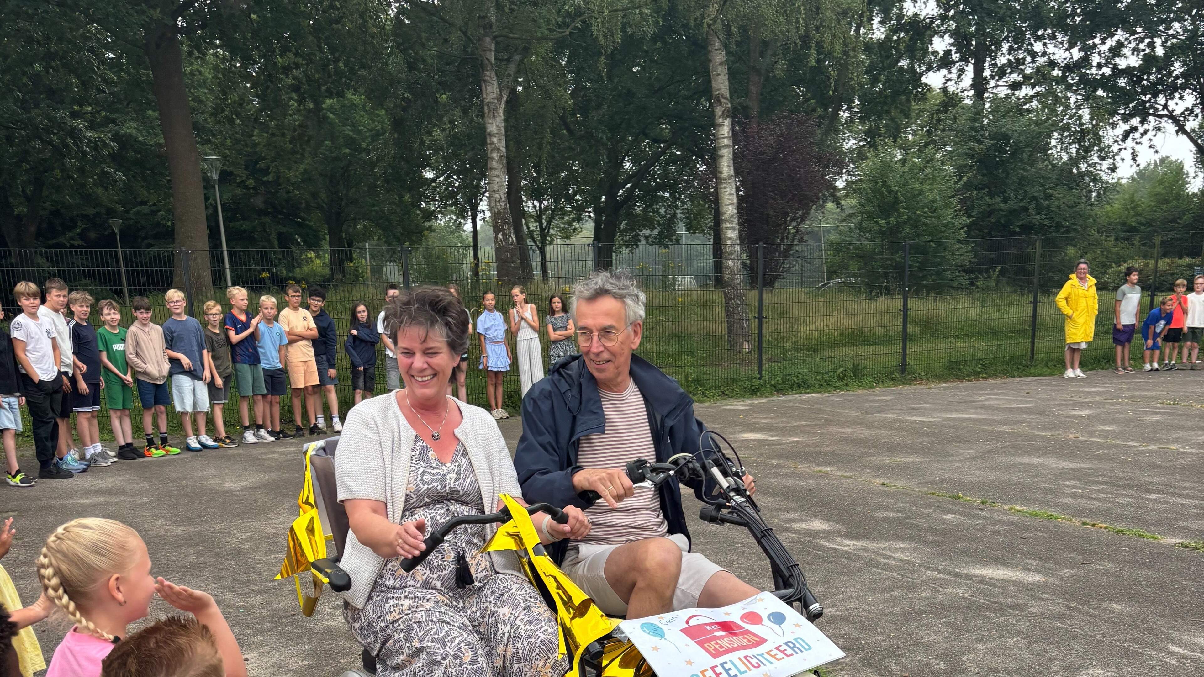 Juf Carin van kindcentrum Claus in Steenwijk mag voor altijd met vakantie